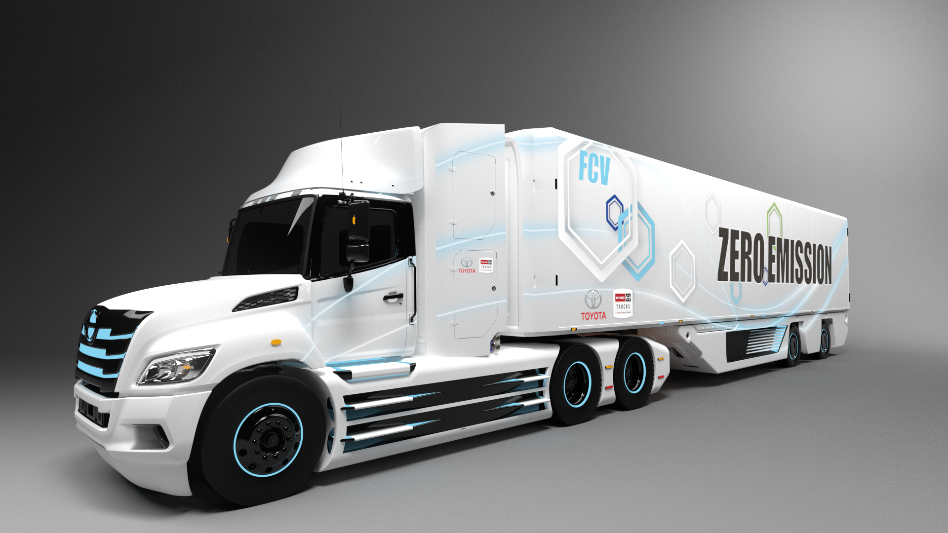 Photo of hydrogen powered truck